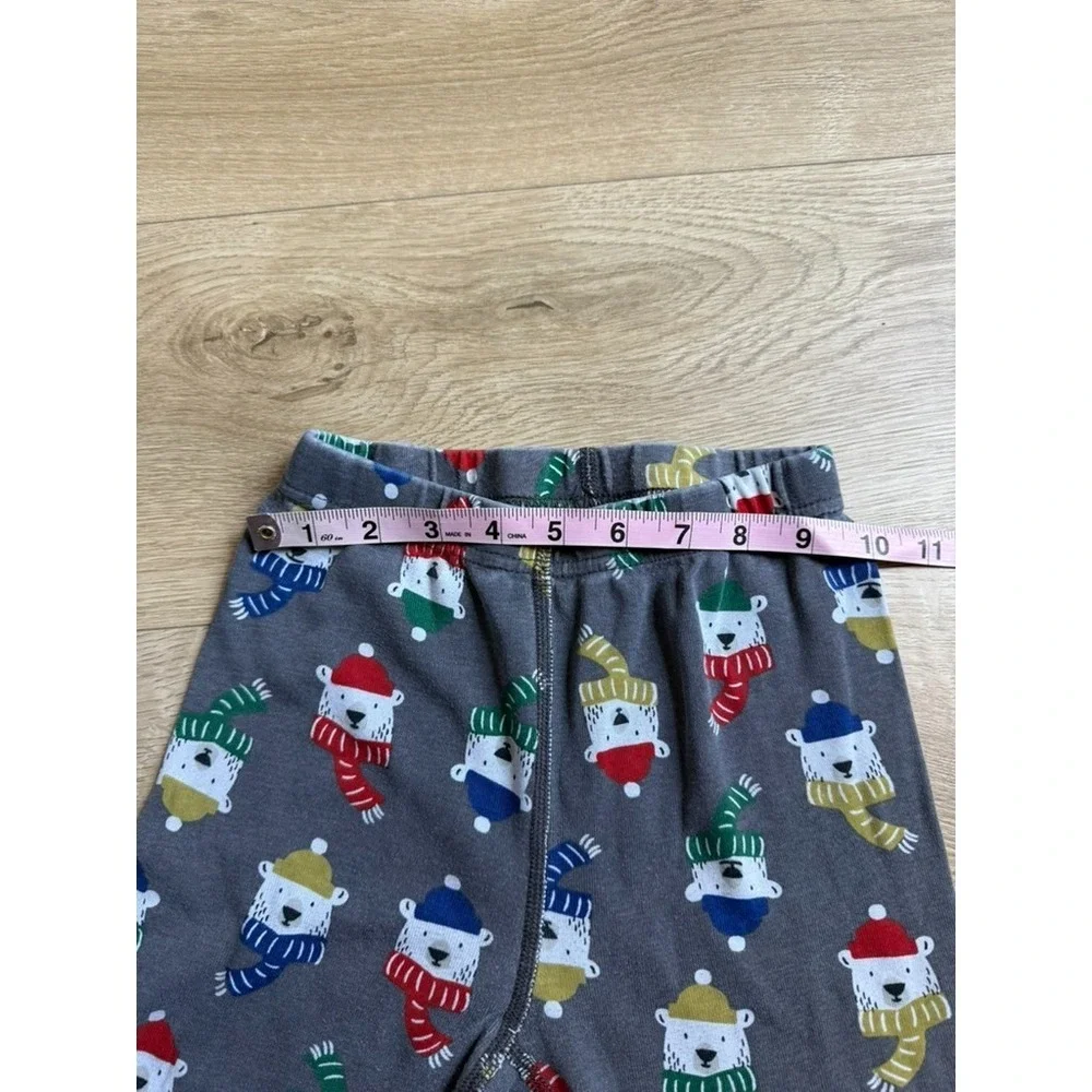 Kids unisex Girls Boys Hanna Andersson Polar Bear long john pajamas set size 8